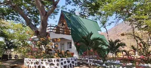 Casa de playa frente al mar