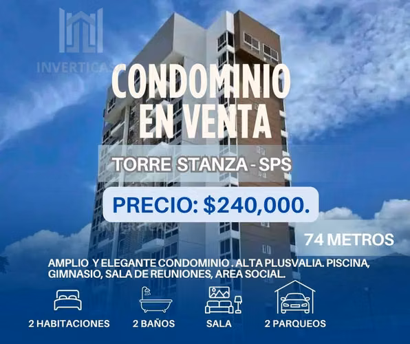 Se vende Condominio en Torre Stanza Sector Casa Maya