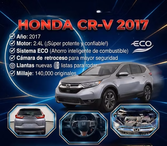 VENTA DE CAMIONETA CR-V 2017
