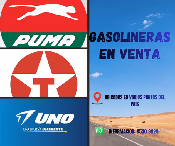 Venta de Gasolineras en Varios puntos del Pais