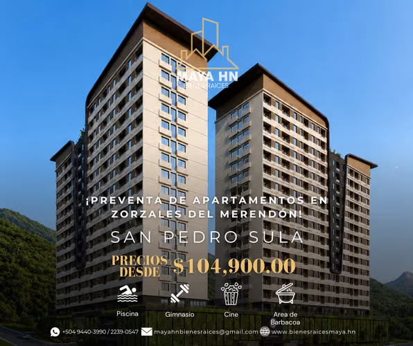 ¡Preventa de apartamentos en Zorzales del Merendón, San Pedro Sula!