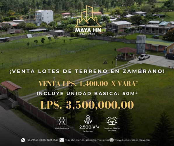 Batch sale in Zambrano, Francisco Morazán!