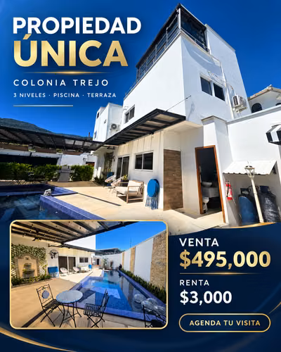 Se vende propiedad en Colonia Trejo San Pedro Sula