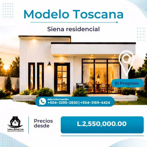  PREVENTA DE CASAS – SIENA RESIDENCIAL, EL PROGRESO, YORO  - Imagen 2
