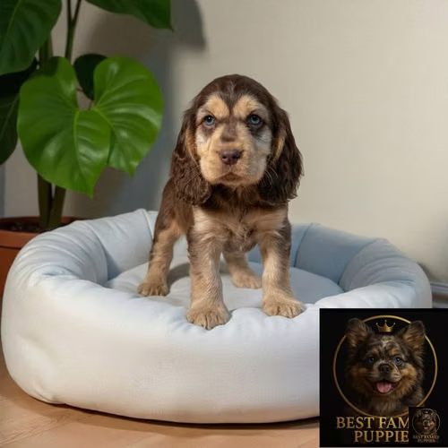 Cachorro Cocker Spaniel Ingles Sable / English Cocker Spaniel Sable disponible