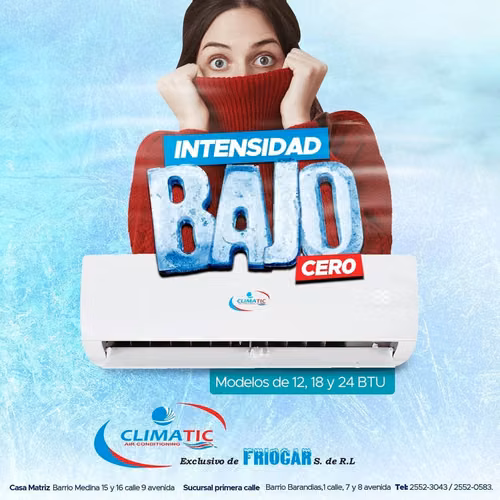 Aires Acondicionados Climatic-2026 (Convencional e Inverter) - Oferta - Imagen 1