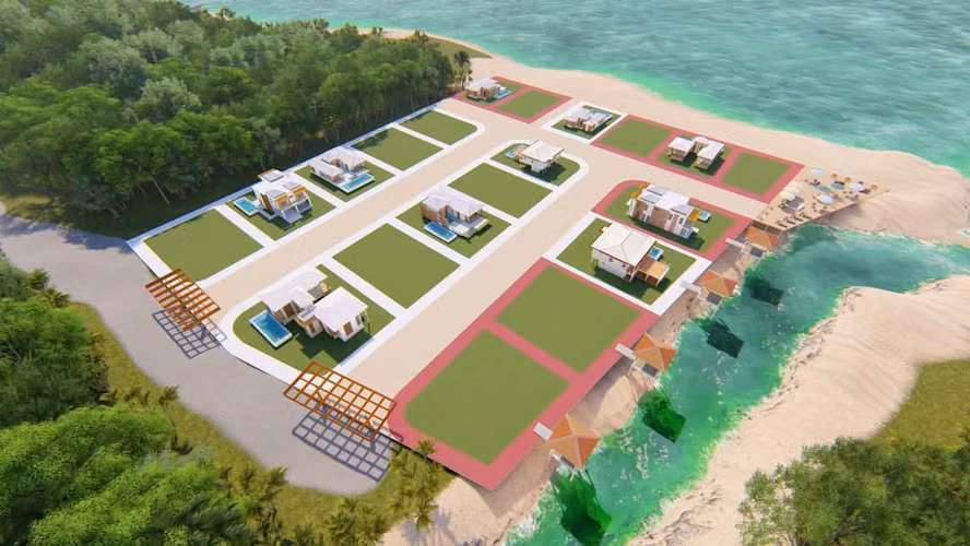 Proyecto de lotes con acceso directo a playa y a río en La Ceiba, Honduras.