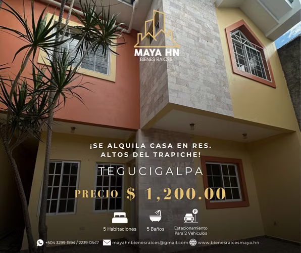 The house is rented in Res. High Trapiche!