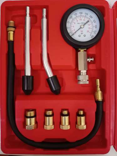 Kit de comprobador de compresión de motor para automóviles y motocicletas