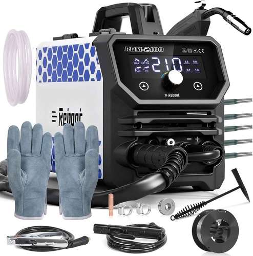  Soldadora Multifuncional 4 en 1 MIG / TIG / Electrodo – Reboot 210AMP