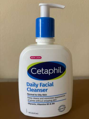 Cetaphil Daily Facial Cleanser, Oily & Combination Skin, 16 fl oz - Imagen 1