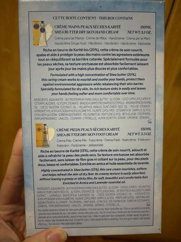 L'occitane- duo de Cuidados de Manos & Pies Karité