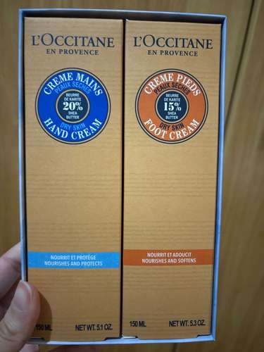 L'occitane- duo de Cuidados de Manos & Pies Karité