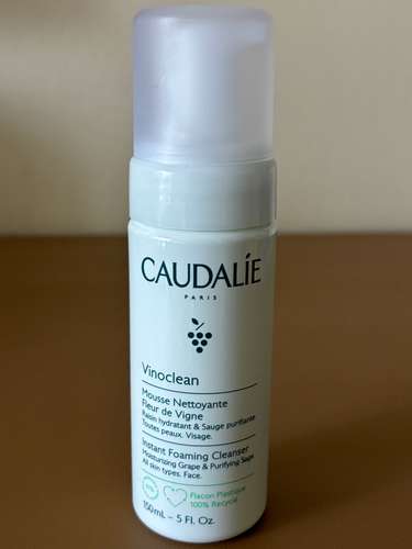 Caudalie Vinoclean Gentle Instant Foaming Facial Cleanser for All Skin Types