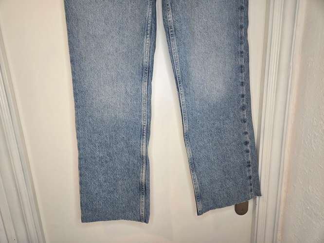 Jeans con botones cruzado 38 hasta el tobillo 