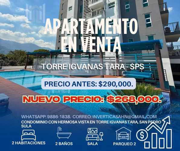 Se Vende Condominio en Torre Igvanas Tara
