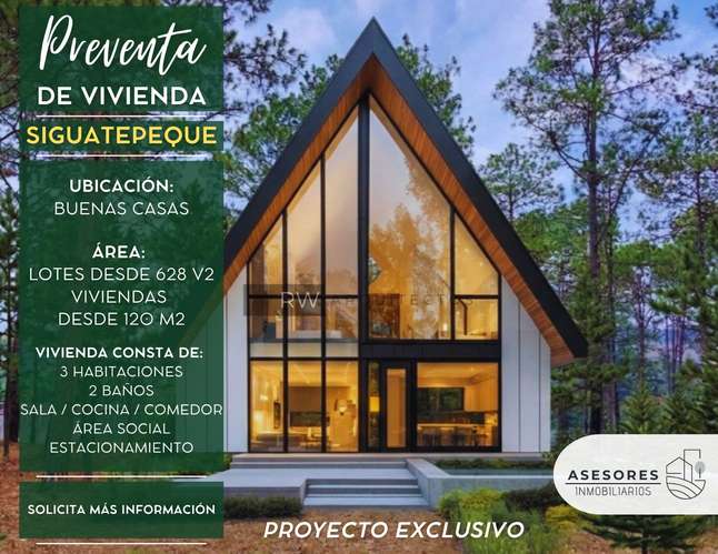 Preventa de Viviendas en Siguatepeque