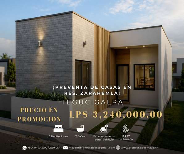 ¡Preventa de casa en Residencial Zarahemla, Tegucigalpa!