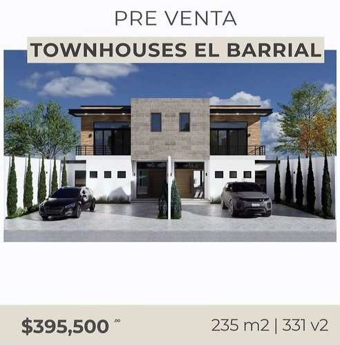 SE VENDE TOWNHOUSE EN RESIDENCIAL EL BARRIAL-SAN PEDRO SULA