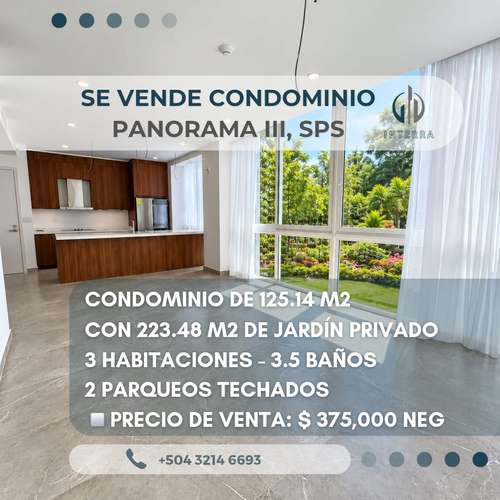 Se Vende Condominio Nuevo en Panorama III Rancho El Coco, San Pedro Sula