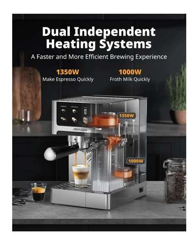 Maquina Espresso AIRMSEN 20 BAR Nuevas y Seminuevas con Espumador Automático