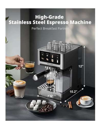 Maquina Espresso AIRMSEN 20 BAR Nuevas y Seminuevas con Espumador Automático