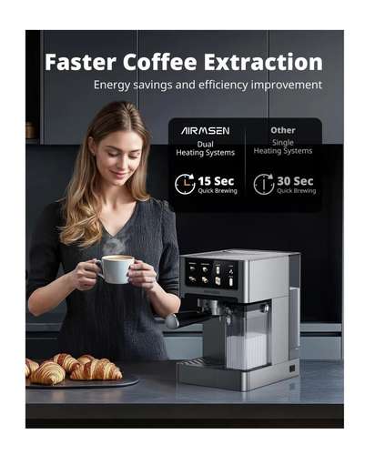 Maquina Espresso AIRMSEN 20 BAR Nuevas y Seminuevas con Espumador Automático