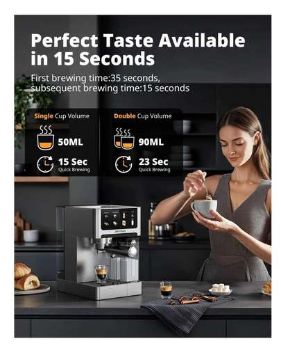 Maquina Espresso AIRMSEN 20 BAR Nuevas y Seminuevas con Espumador Automático