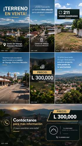 TERRENO EN VENTA EN EL CENTRO DE TALANGA