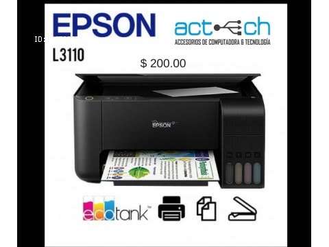 Impresora Epson Ecotank L3110 Nueva . Garantía con Epson 