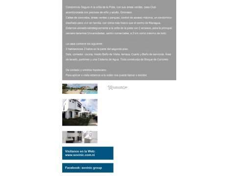 Venta de casa en km13 carretera Masaya