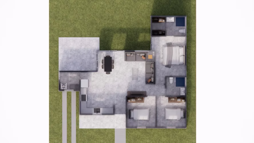 Tu Casa nueva en Jinotepe, Modelo Índigo Ampliado, en Residencial Camino Verde
