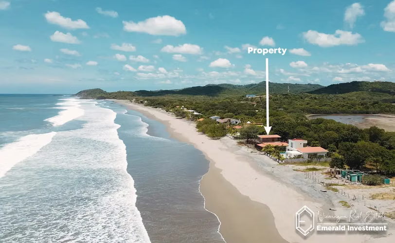 Oceanfront Home for sale In Playa Guasacate, Nicaragua