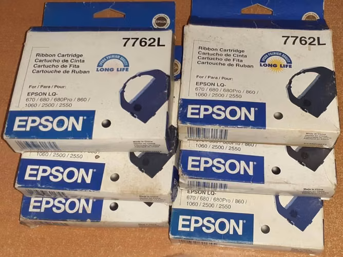 Cinta 7762L, Original. Compatible con impresoras: DLQ 2000, EX 1000, 800, LQ 1060, 2500, 2550, 670, 680, 680Pro, 860 Alto rendimiento - Imagen 4