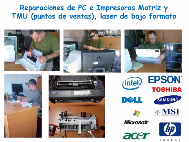 Soporte Tecnico Reparaciones de Computadoras