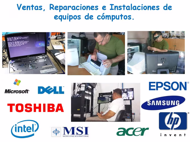 Soporte Tecnico Reparaciones de Computadoras