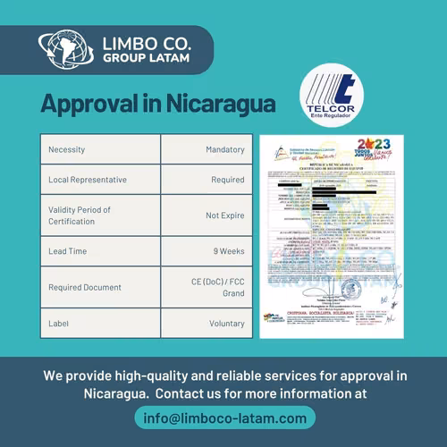 Approval in Nicaragua