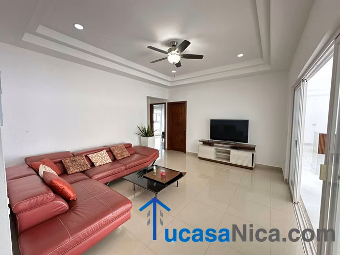 Casa full muebles moderna con piscina - Imagen 1
