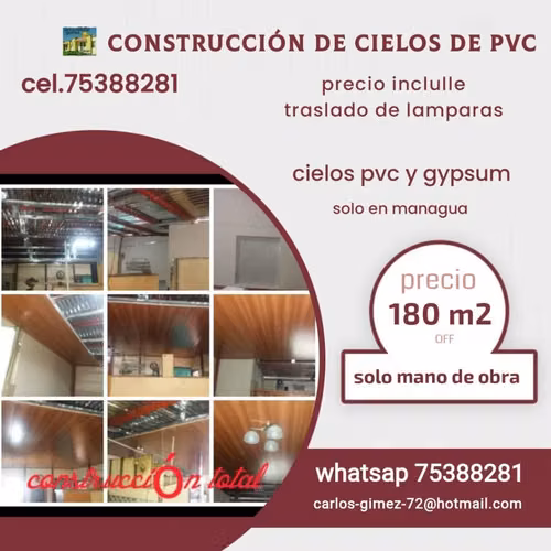 Cielos de pvc