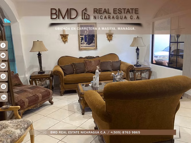 Venta de preciosa casa para toda tu familia en Crta. a Masaya BMD - Imagen 1