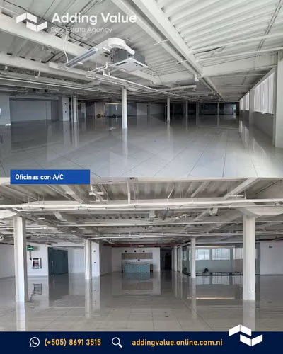 Renta de Oficinas con Mejoras en Edificio Corporativo