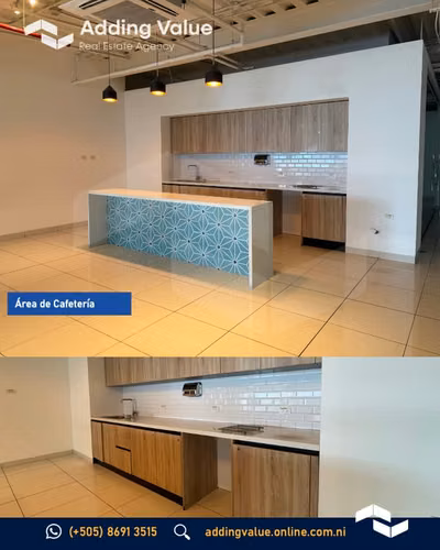 Renta de Oficinas con Mejoras en Edificio Corporativo