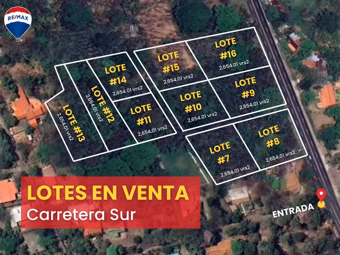Lotes en Carretera Sur