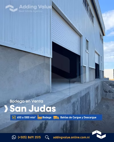 Venta de Bodegas en San Judas