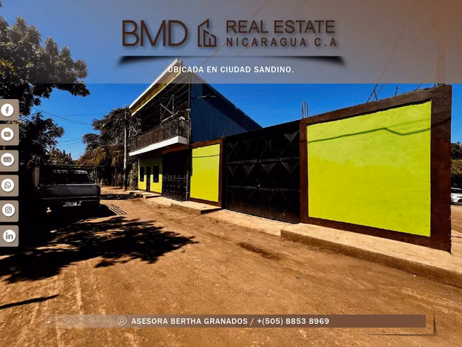 ¡Oportunidad imperdible para inversionistas! Esta espaciosa propiedad en Ciudad Sandino BG