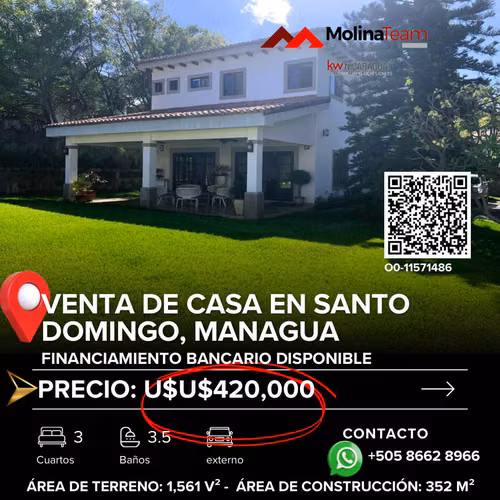 ¡Casa en Venta en Santo Domingo – Exclusividad, Espacio y Confort!
