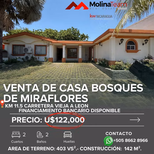 ¡Venta de Casa en Bosques de Miraflores – Seguridad y Comodidad