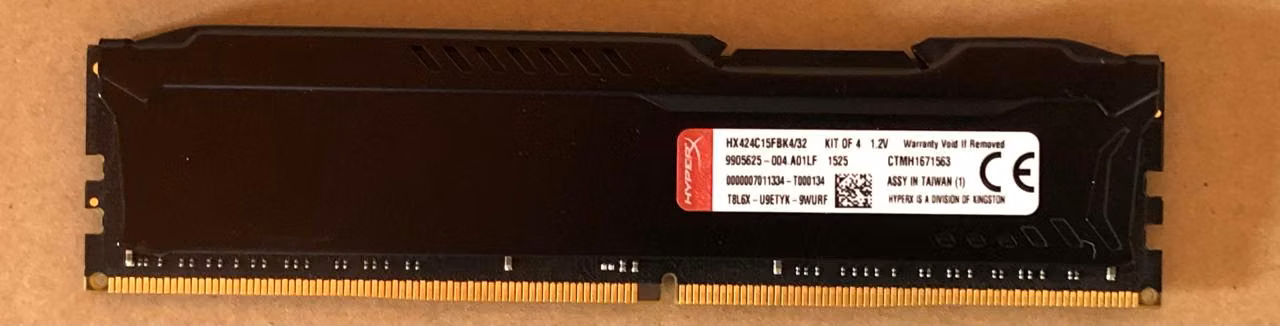 Memoria RAM DDR4 8gb Kingston para PC