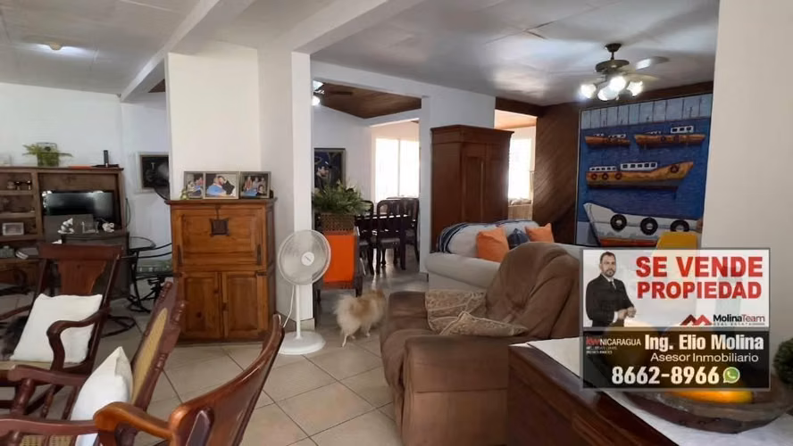Casa en Venta en Villa Fontana Norte – Zona Exclusiva de Managua - Amplio terreno 1,000 v2