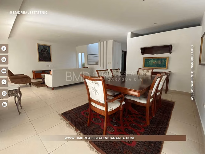 Se vende o renta moderna residencia en condominio de Santo Domingo BG